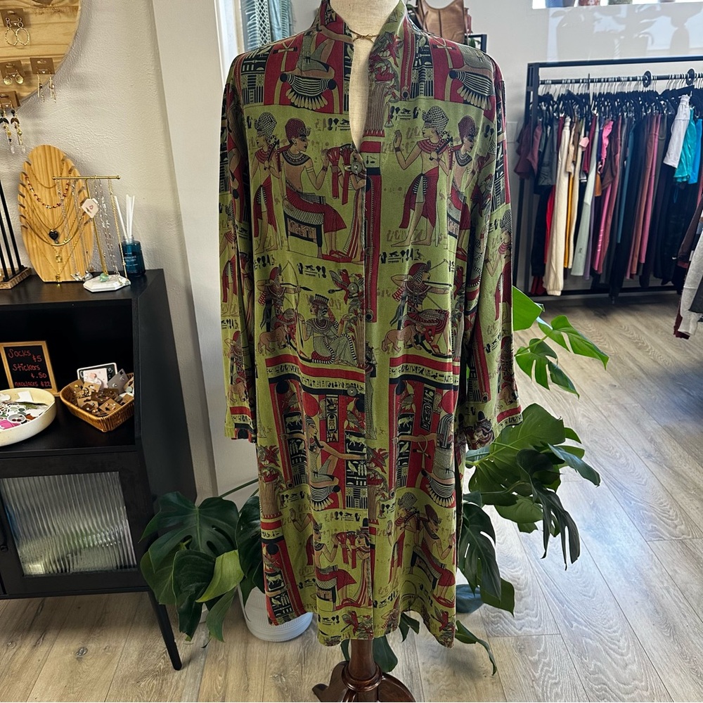 Tianello Egyptian print jacket